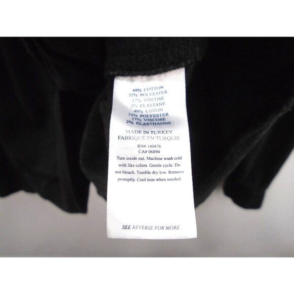 Faherty Legend Mens XXL Sweater Hoodie Heathered Black Twill Terry Sweatshirt - Picture 7 of 9